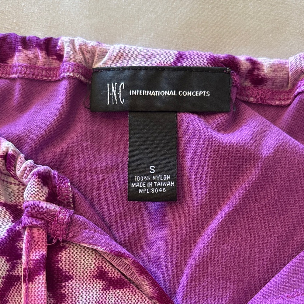 INC International Concepts Purple Tie-Dye Kids Shorts